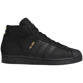 Adidas Pro Model Skate Shoe - Black/Gold/White