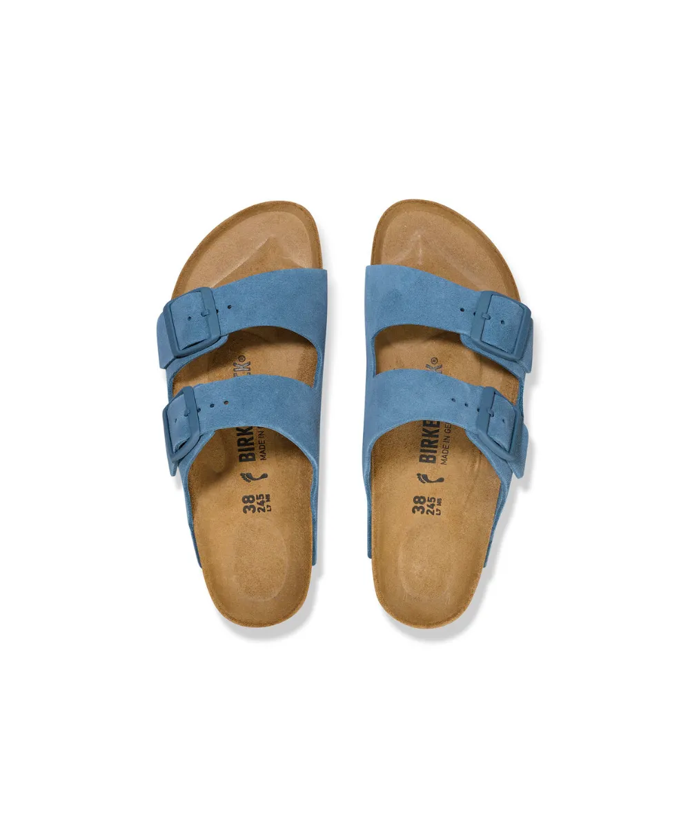BIRKENSTOCK ARIZONA IN ELEMENTAL BLUE