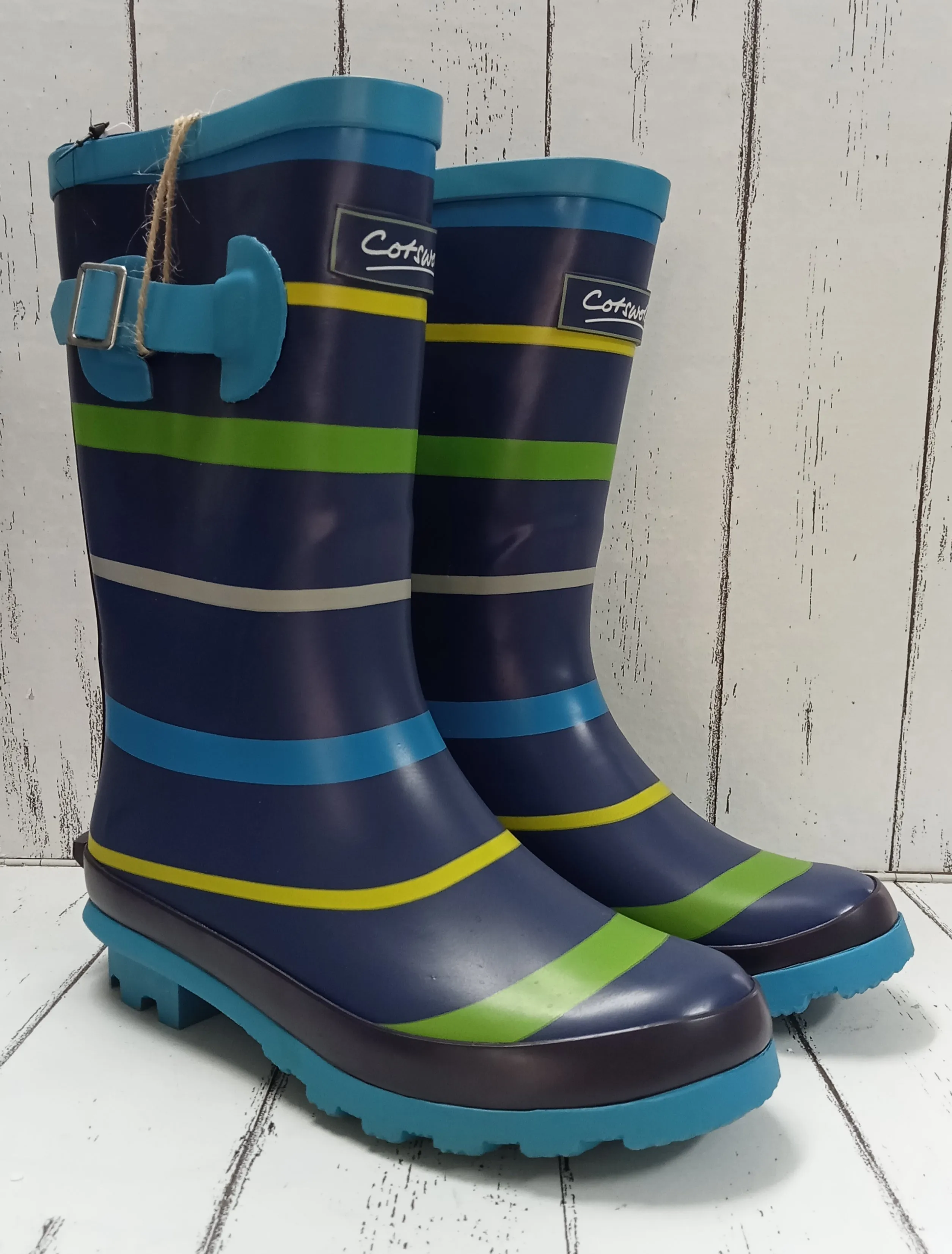 COTSWOLD - WELLINGTON (Stripe) - Navy Multi