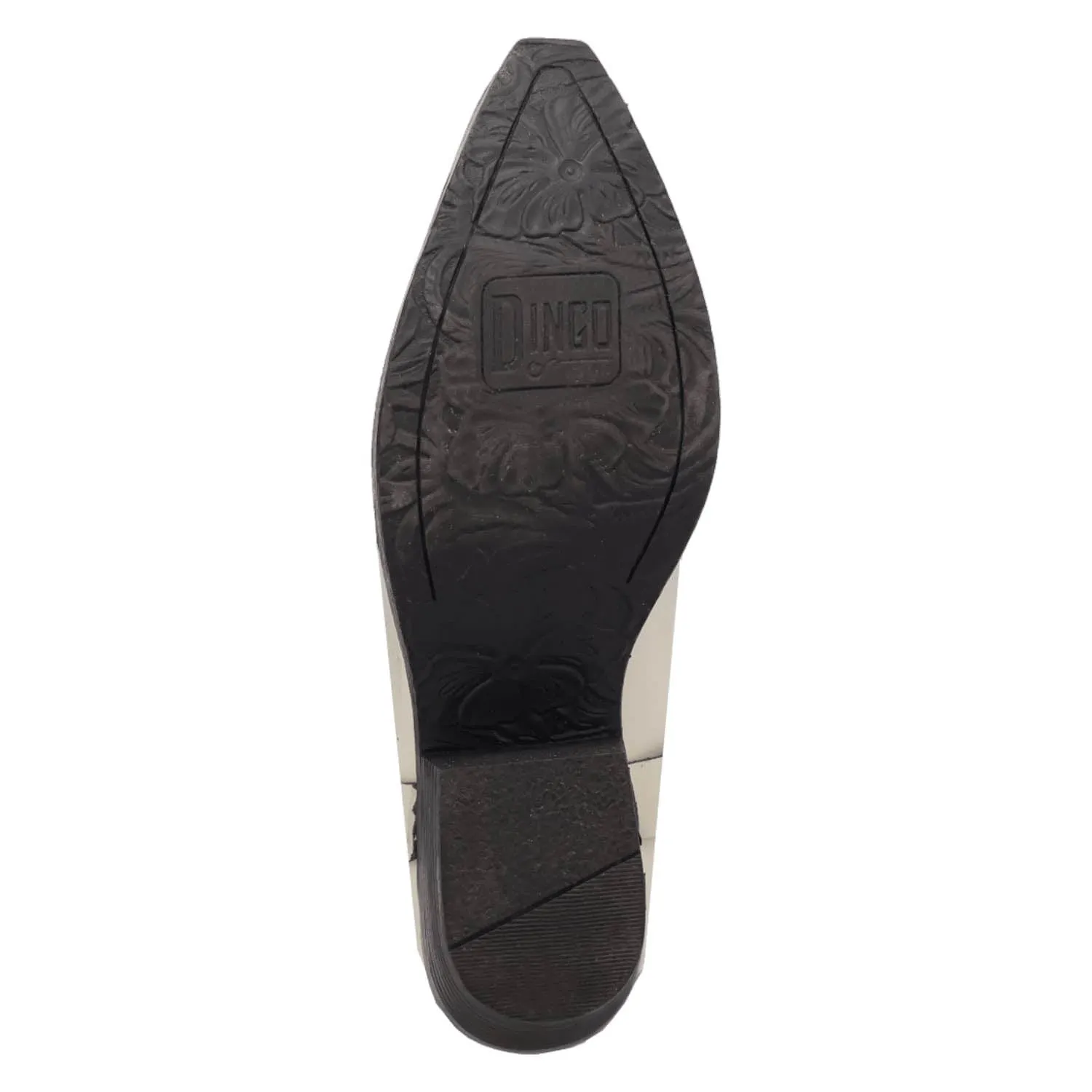 Dingo Womens Ride A Way White Leather Harness Cowboy Boots