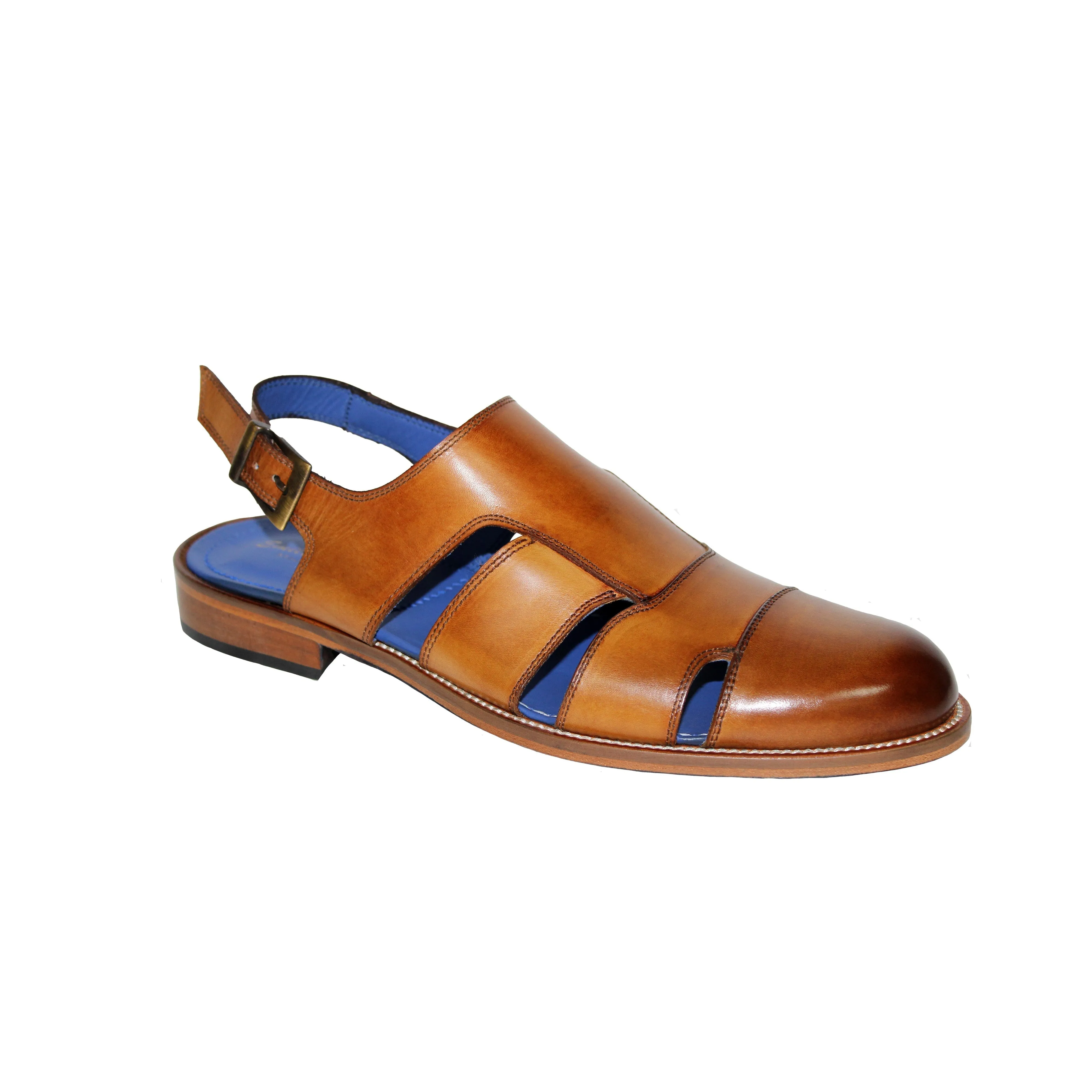 Emilio Franco Catania Men's Shoes Calf-Skin Leather Sandals Sandals (EF1150)