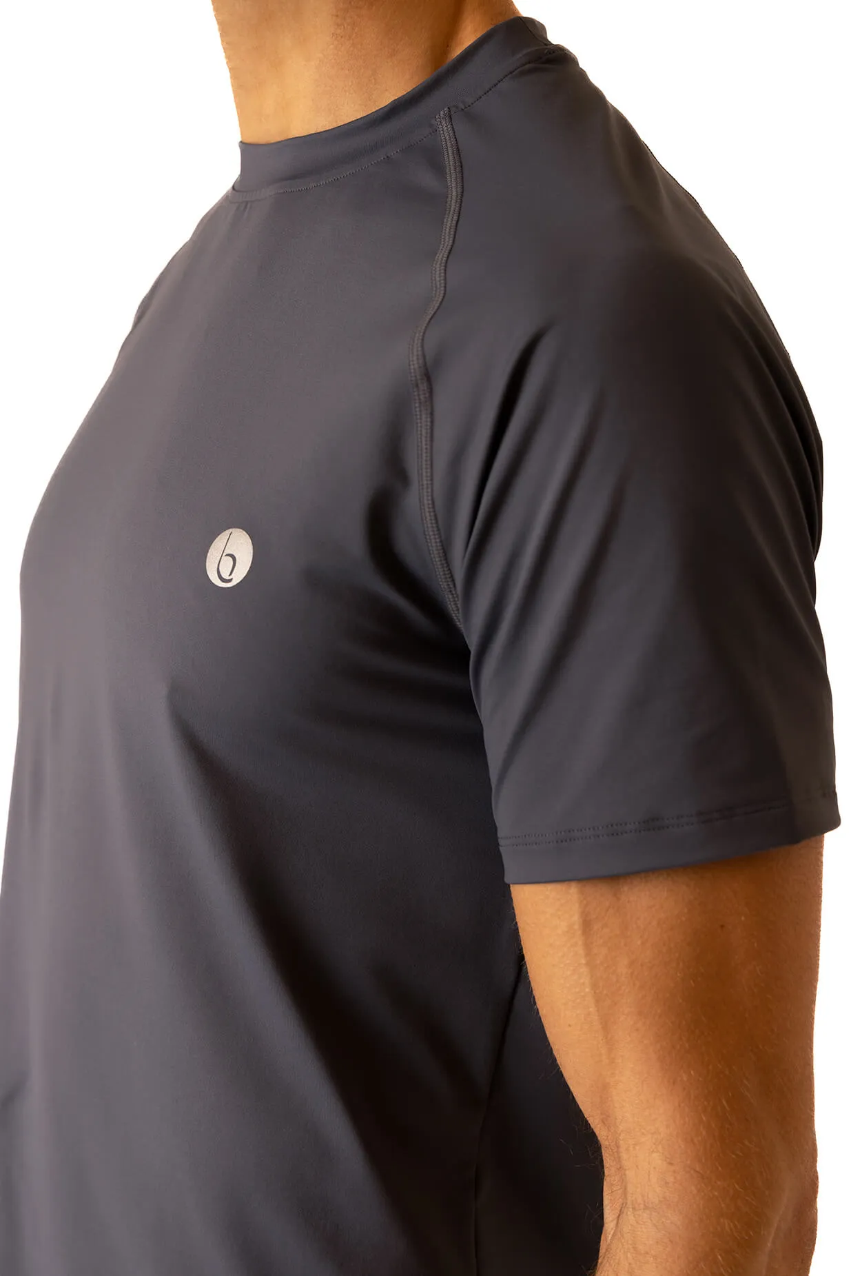 Grey Atlantic Tee | Mens Workout Top