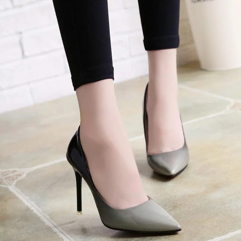 High heels stiletto  gradient color