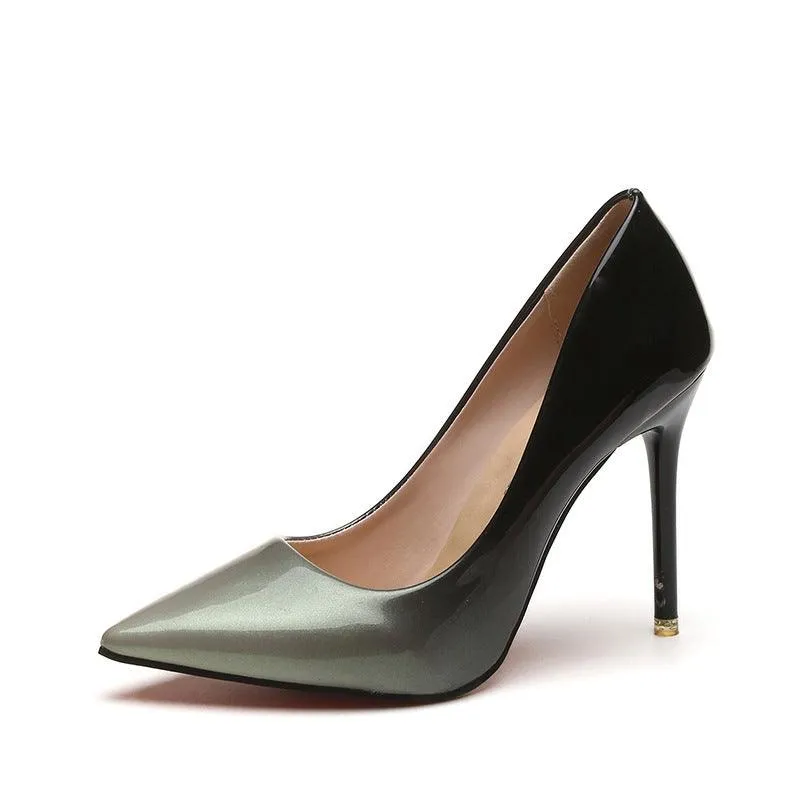 High heels stiletto  gradient color