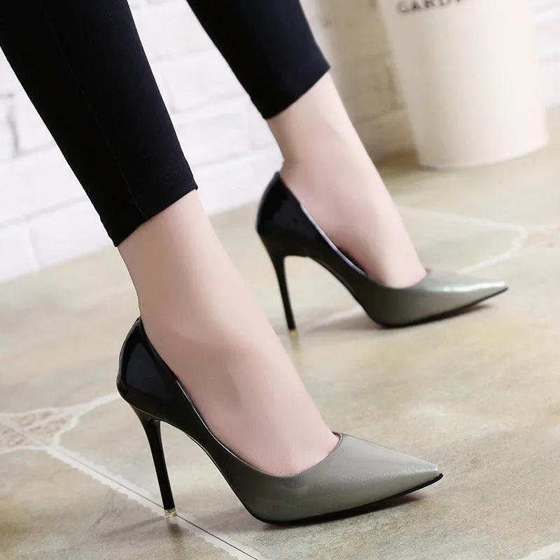 High heels stiletto  gradient color