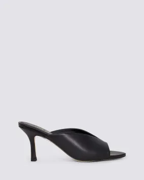 MABEL MULES BLACK LEATHER
