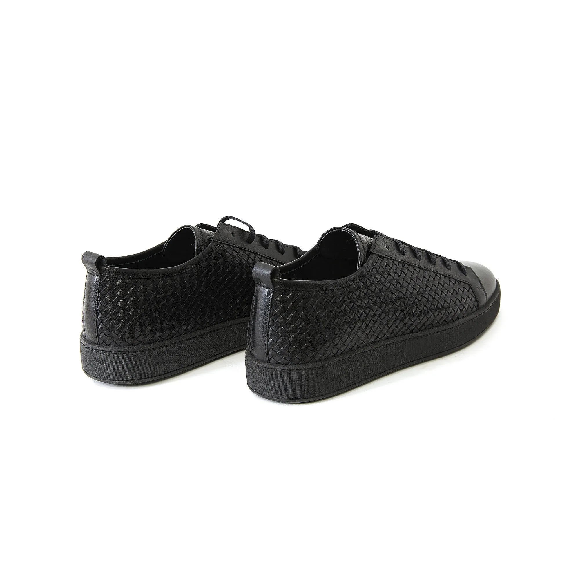 Men's Calf Leather Handcrafted Sneakers M8028