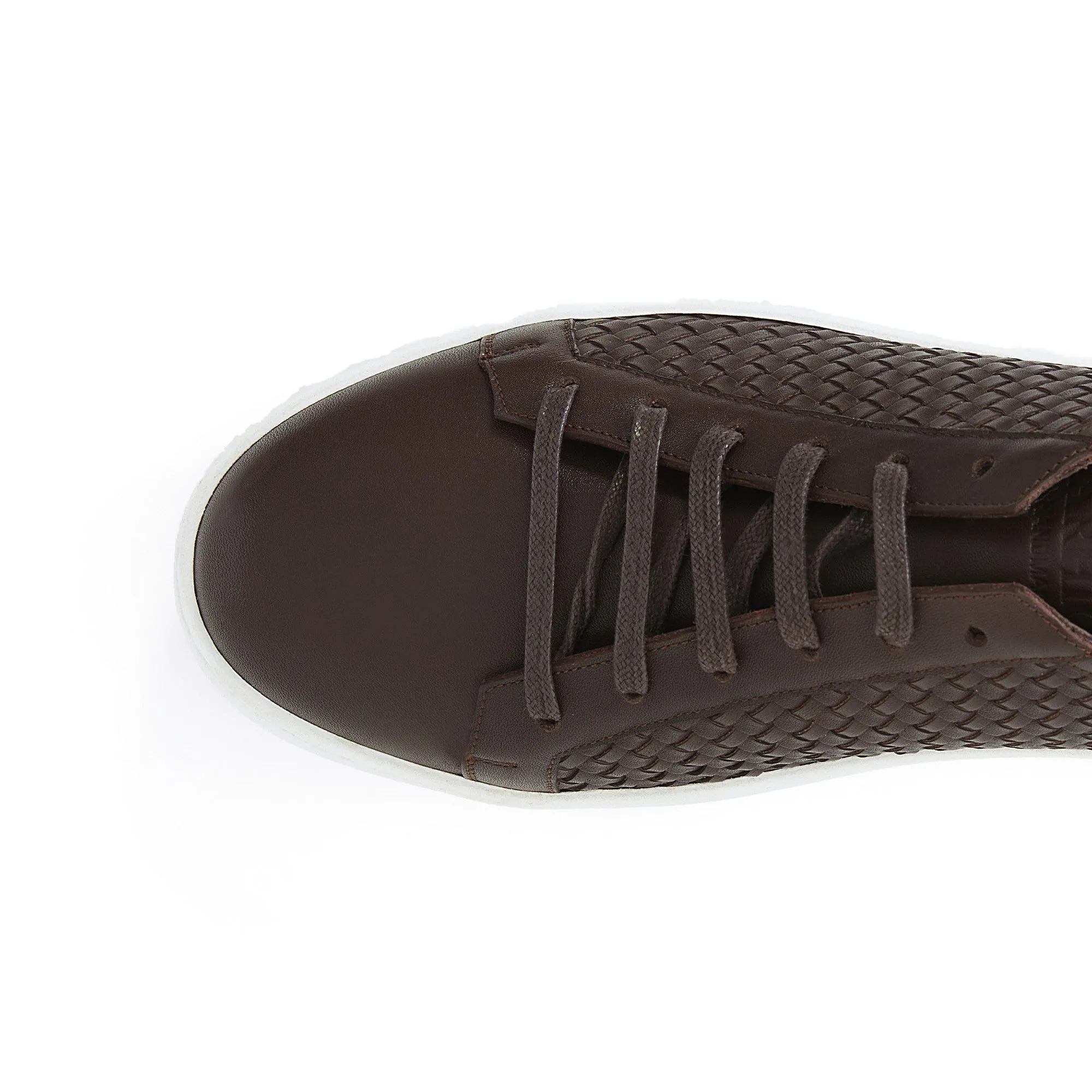 Men's Calf Leather Handcrafted Sneakers M8028