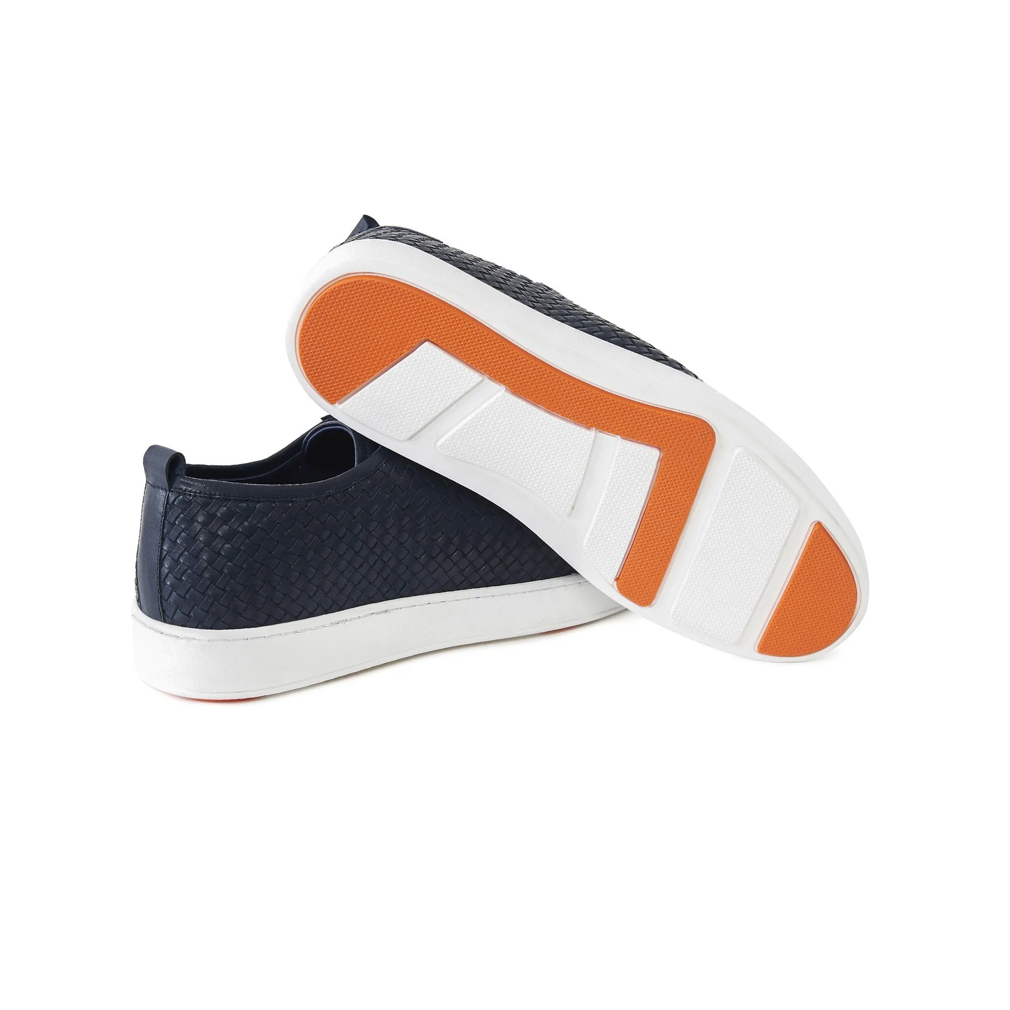 Men's Calf Leather Handcrafted Sneakers M8028