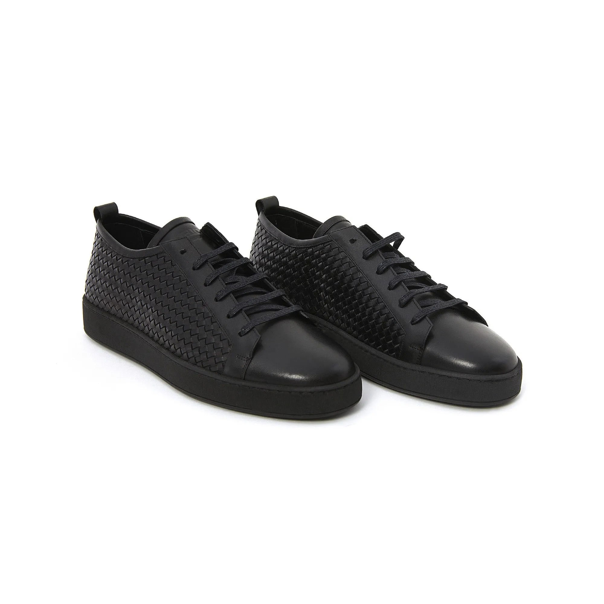 Men's Calf Leather Handcrafted Sneakers M8028