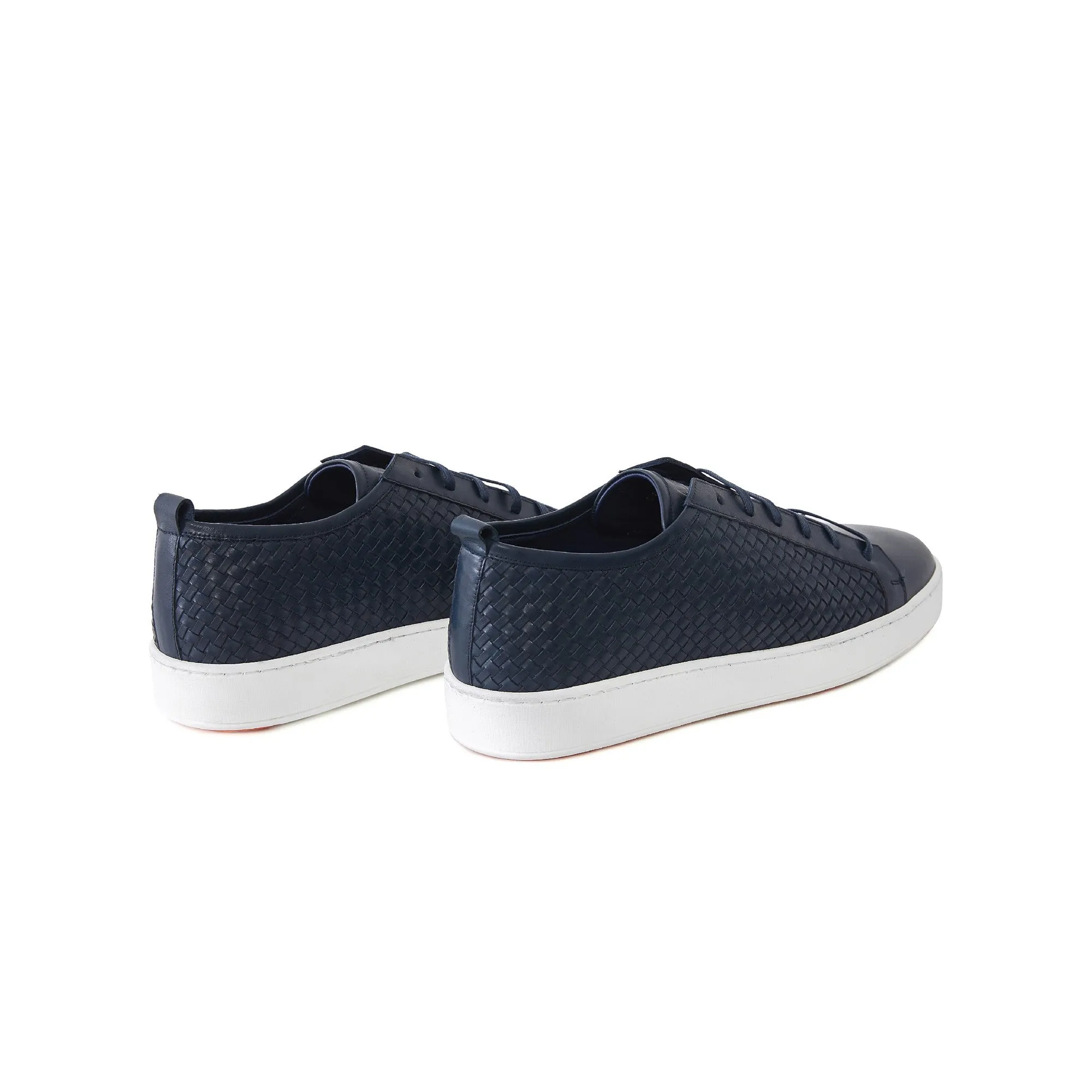 Men's Calf Leather Handcrafted Sneakers M8028
