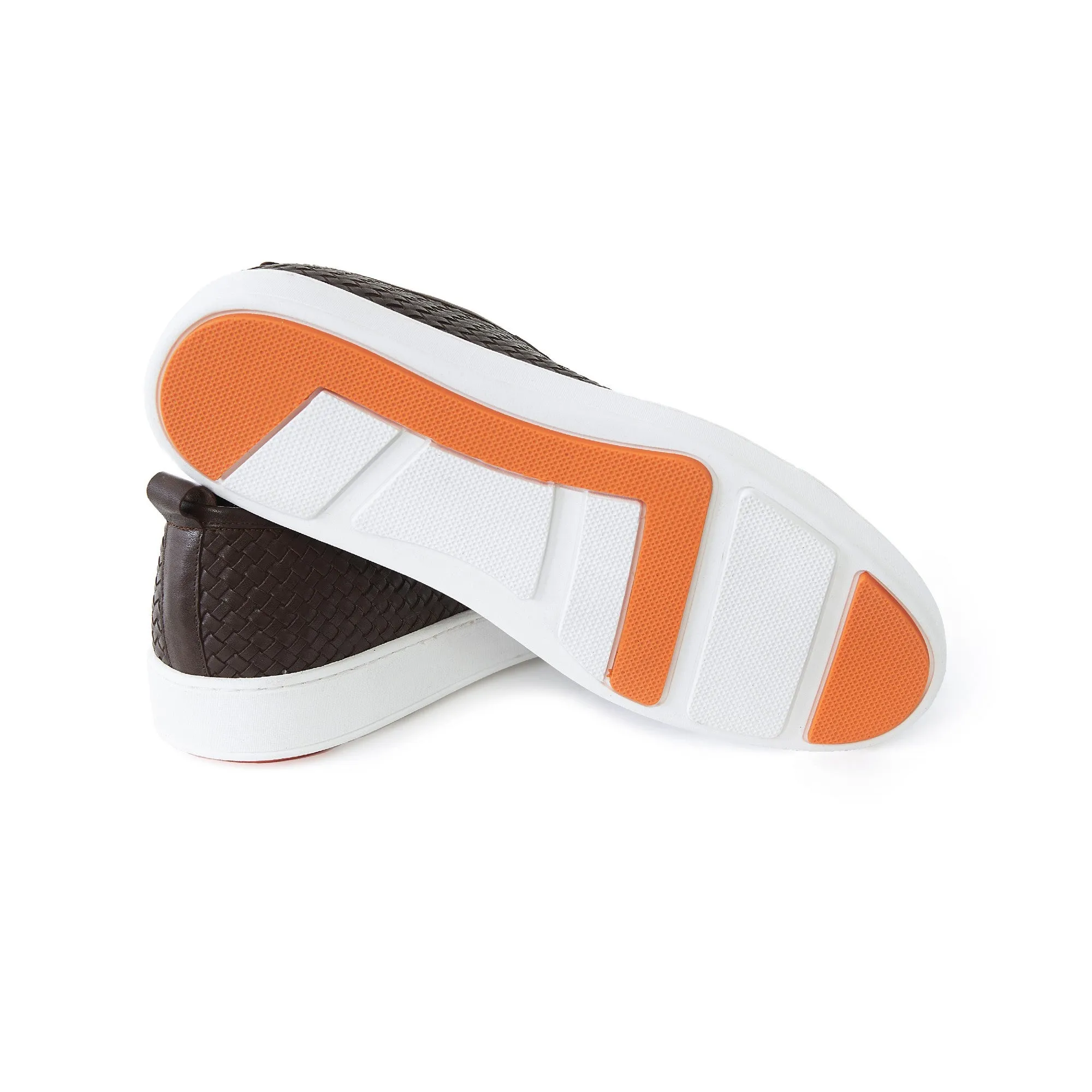 Men's Calf Leather Handcrafted Sneakers M8028