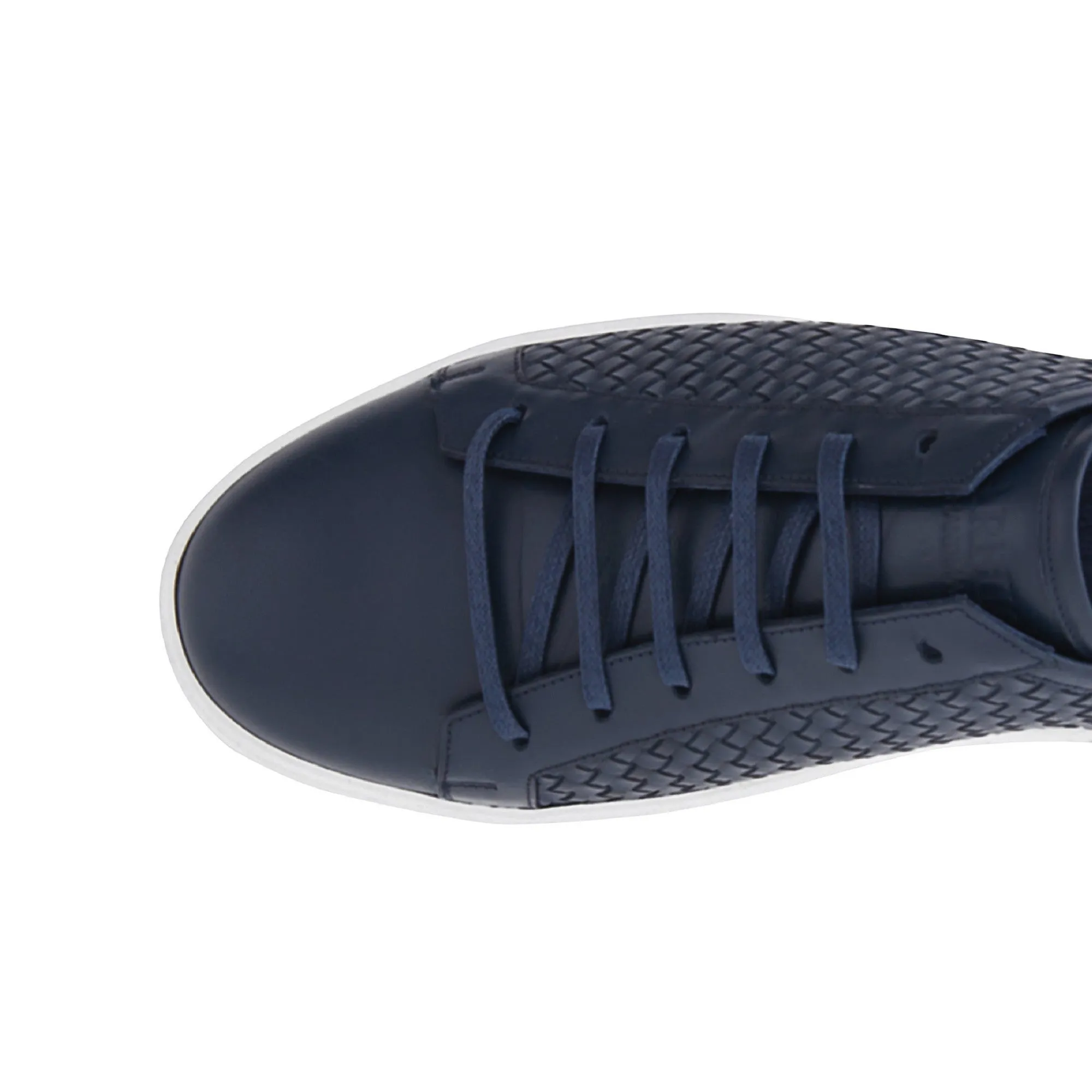 Men's Calf Leather Handcrafted Sneakers M8028