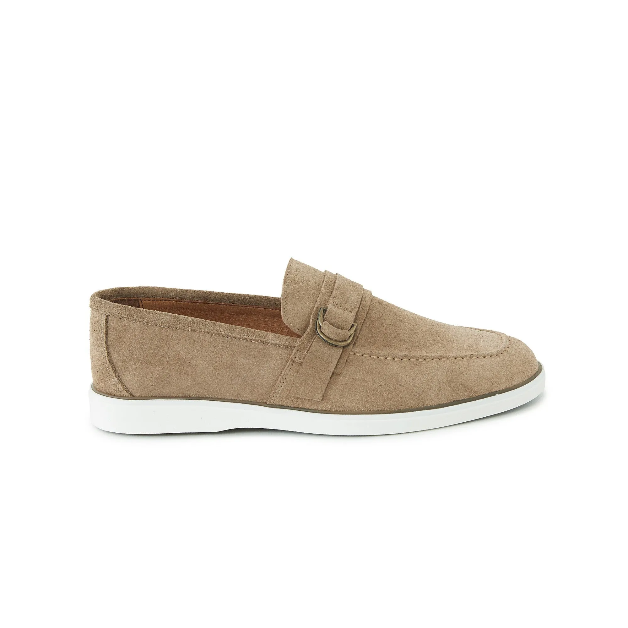 Men's Suede Calf Leather Handmade Loafer M9001
