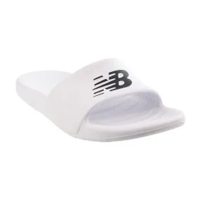 New Balance (EXTRA WIDE 4E) Men's Slide Sandals White-Black
