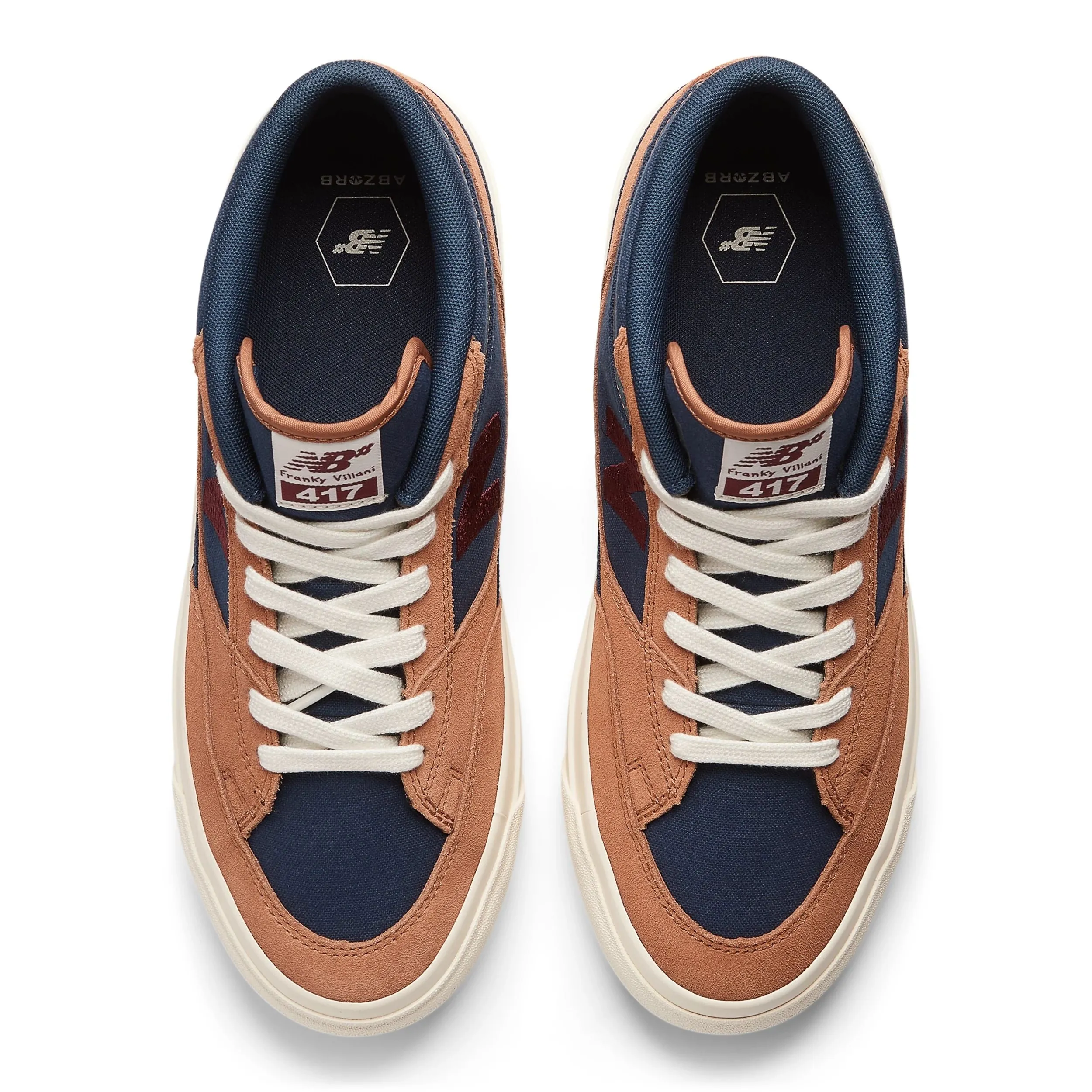 New Balance Numeric 417 Franky Villani Skateboard Shoe - Wheat/Navy