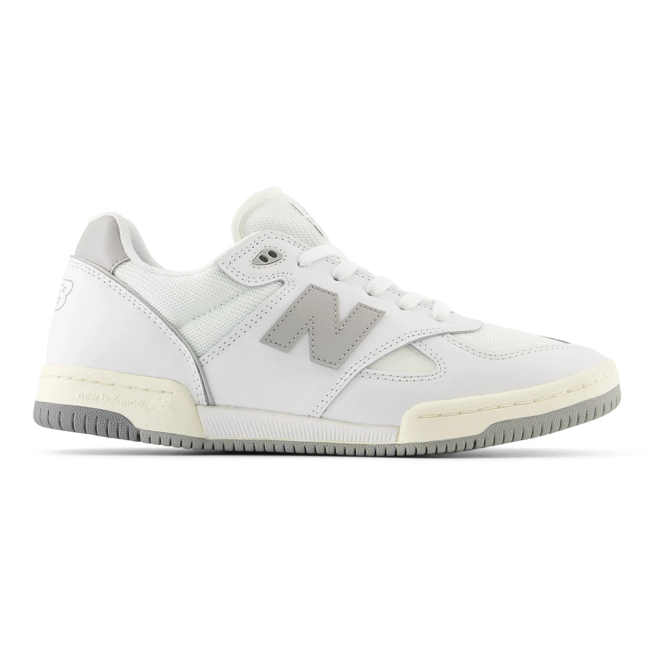 New Balance Numeric 600 Tom Knox Skateboard Shoe - White/Grey