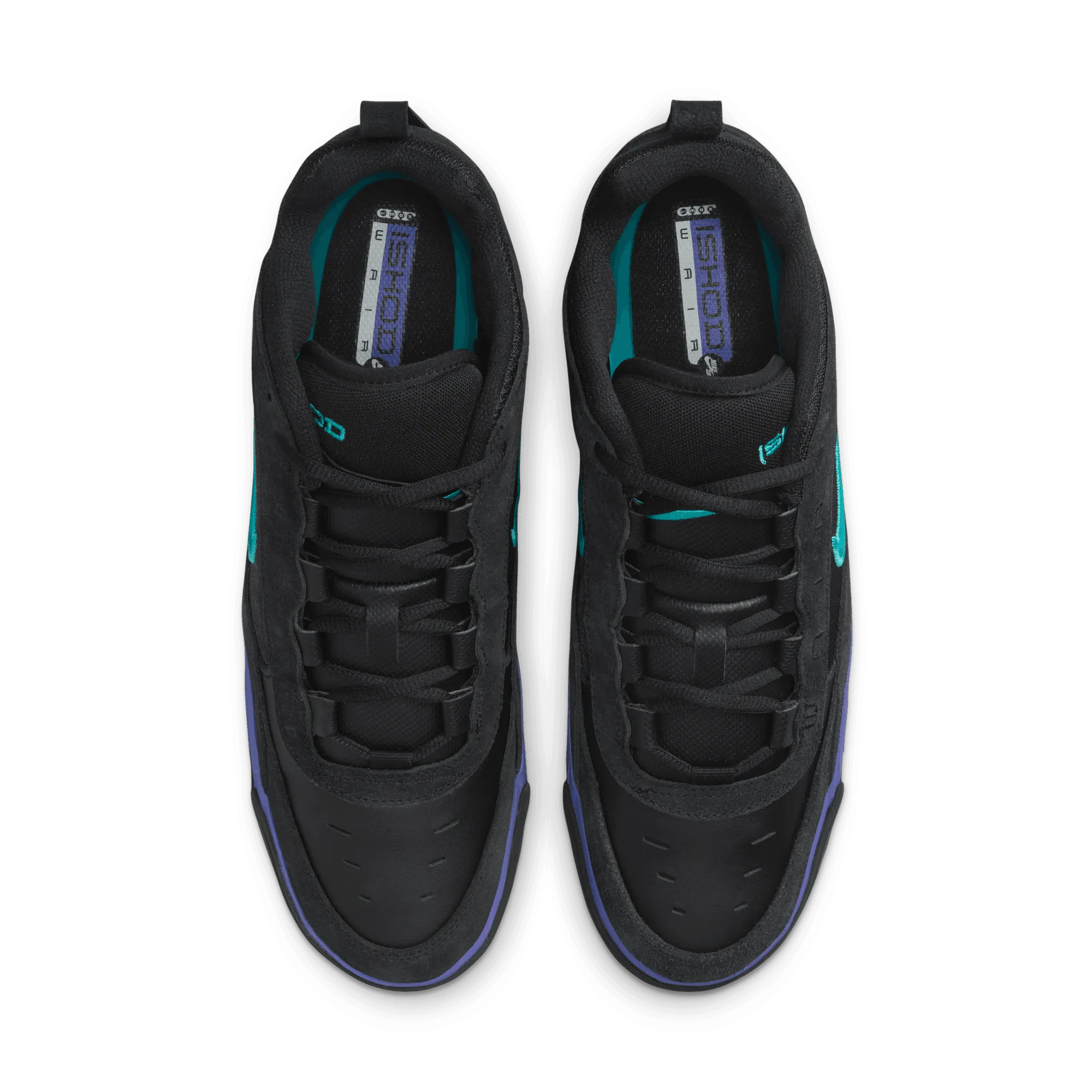 Nike SB Air Max Ishod 2 Skateboard Shoe - Black/Dusty Cactus-Black-Persian Violet