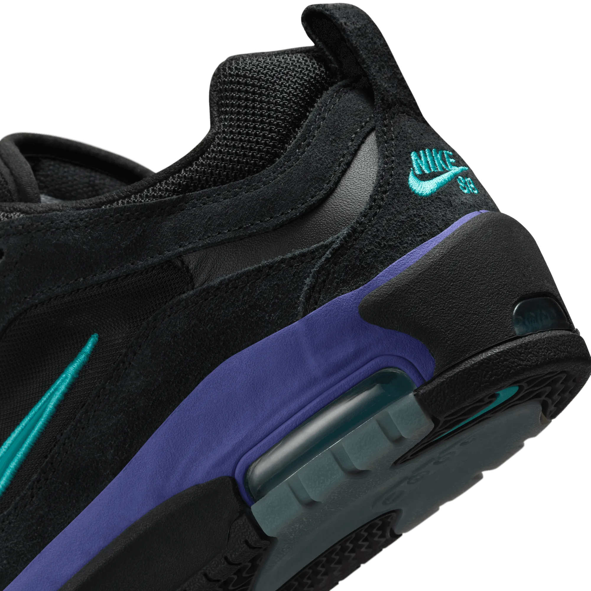 Nike SB Air Max Ishod 2 Skateboard Shoe - Black/Dusty Cactus-Black-Persian Violet