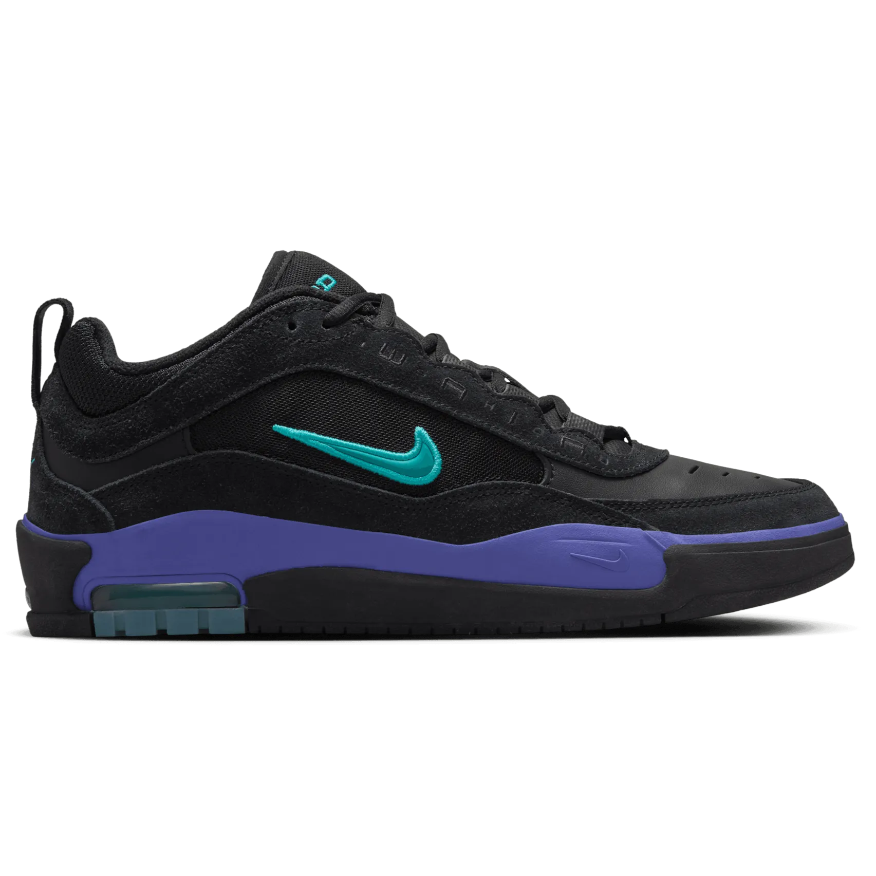 Nike SB Air Max Ishod 2 Skateboard Shoe - Black/Dusty Cactus-Black-Persian Violet