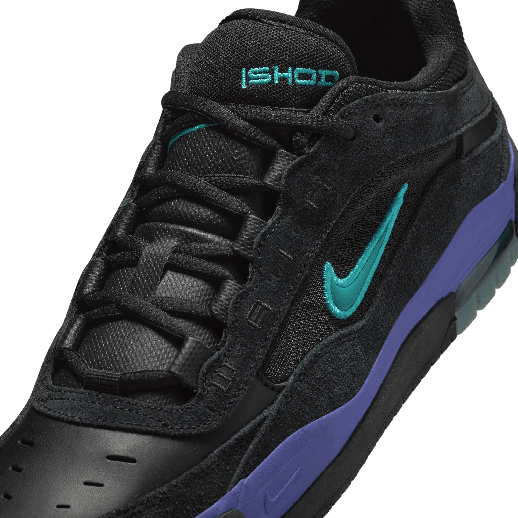 Nike SB Air Max Ishod 2 Skateboard Shoe - Black/Dusty Cactus-Black-Persian Violet