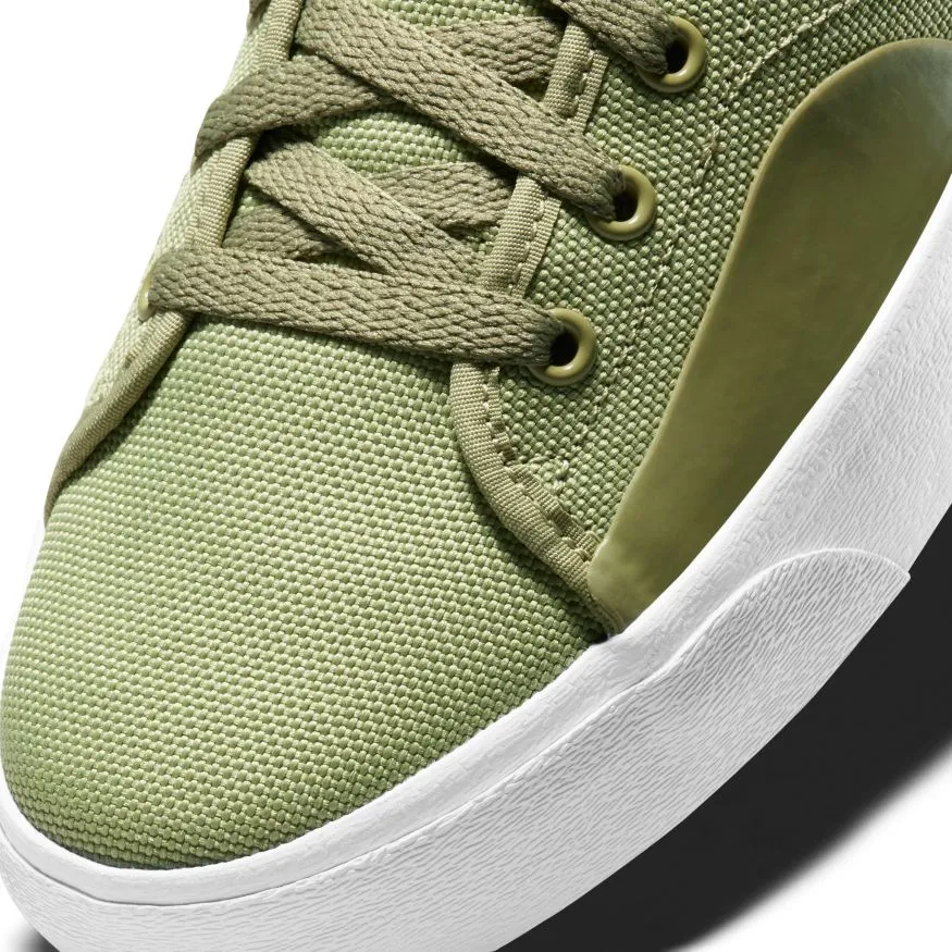 Nike SB BLZR Court DVDL Skateboarding Shoes - Dusty Olive/Medium Olive-Light Bone-Navy