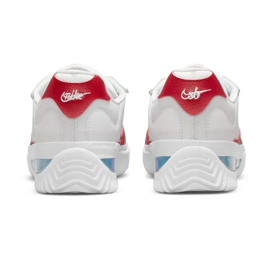 Nike SB BRSB Skateboard Shoe - White/Varsity Red-Varsity Royal-White