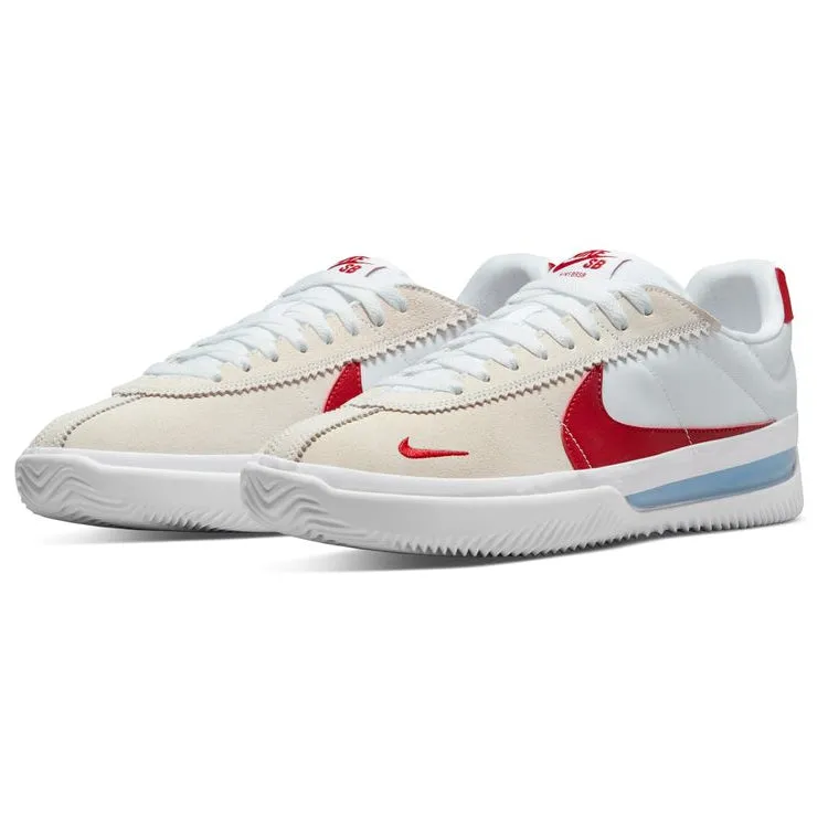 Nike SB BRSB Skateboard Shoe - White/Varsity Red-Varsity Royal-White