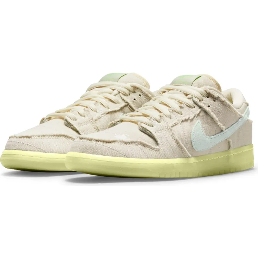 Nike SB Dunk Low Pro Premium Mummy Skate Shoe - Coconut Milk/Seafoam-Yellow Strike