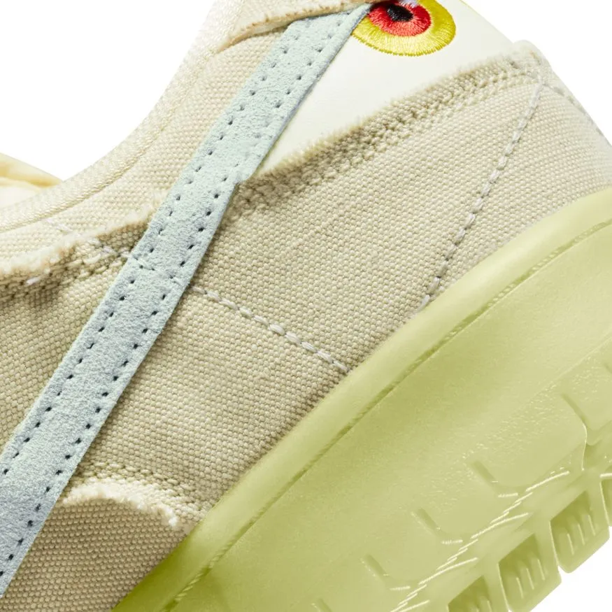 Nike SB Dunk Low Pro Premium Mummy Skate Shoe - Coconut Milk/Seafoam-Yellow Strike