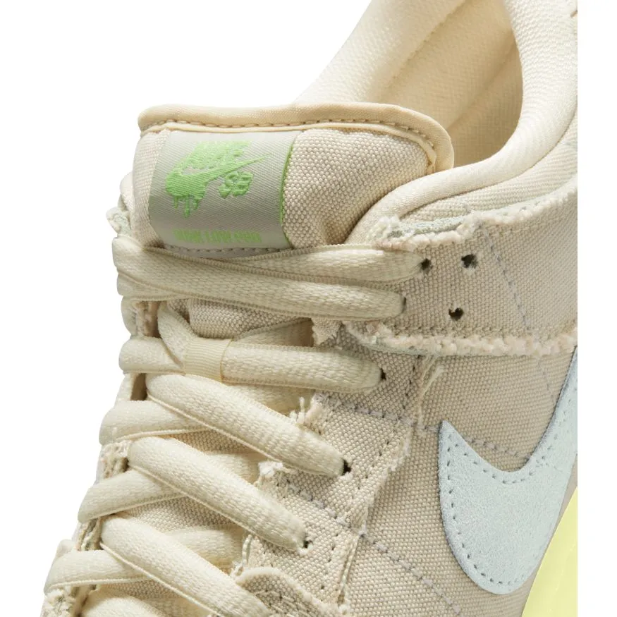 Nike SB Dunk Low Pro Premium Mummy Skate Shoe - Coconut Milk/Seafoam-Yellow Strike