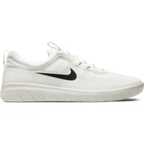 Nike SB Nyjah Free 2 Skateboard Shoe - Summit White/Black-Summit White