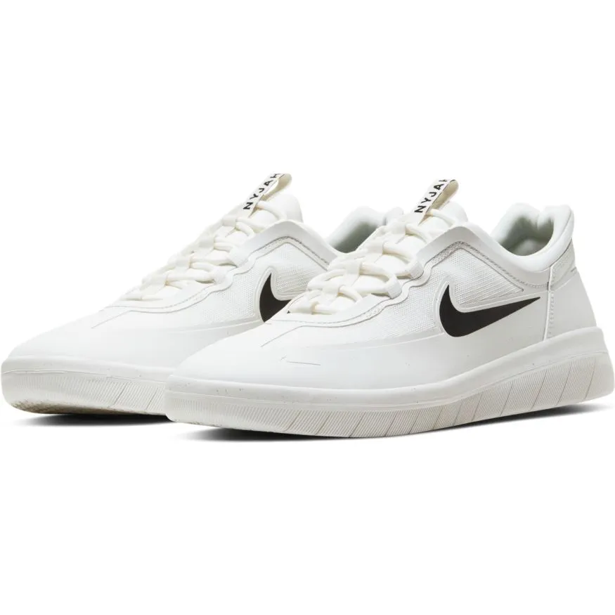 Nike SB Nyjah Free 2 Skateboard Shoe - Summit White/Black-Summit White