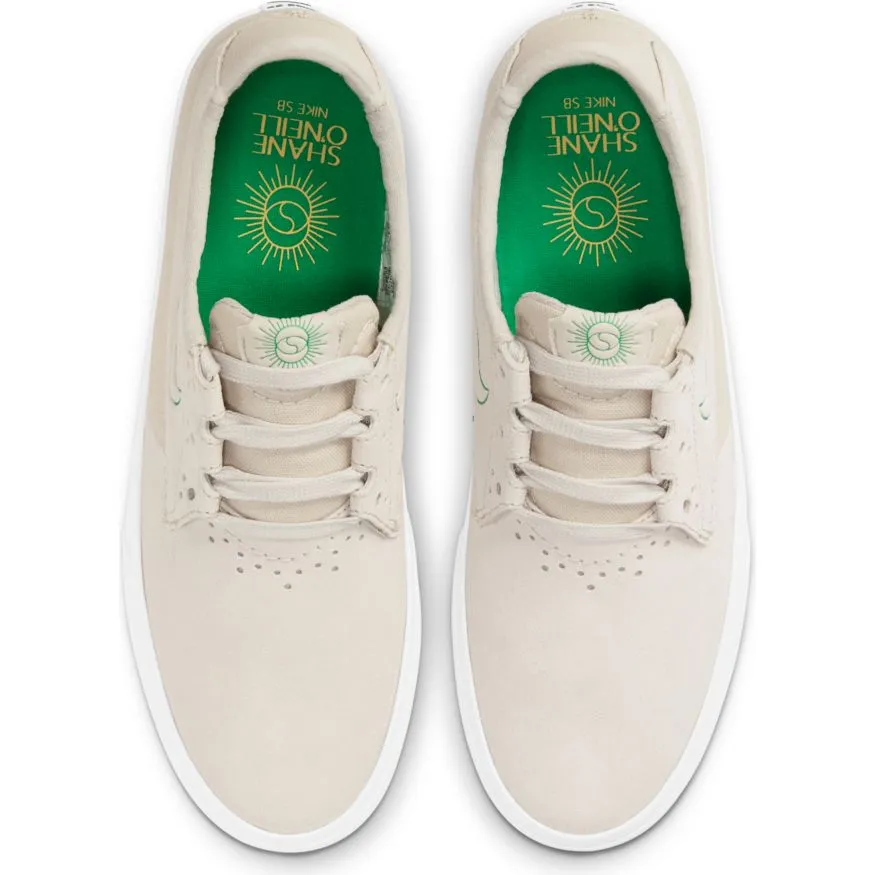 Nike SB Shane Skate Shoes - Summit White/Lucky Green-University Gold