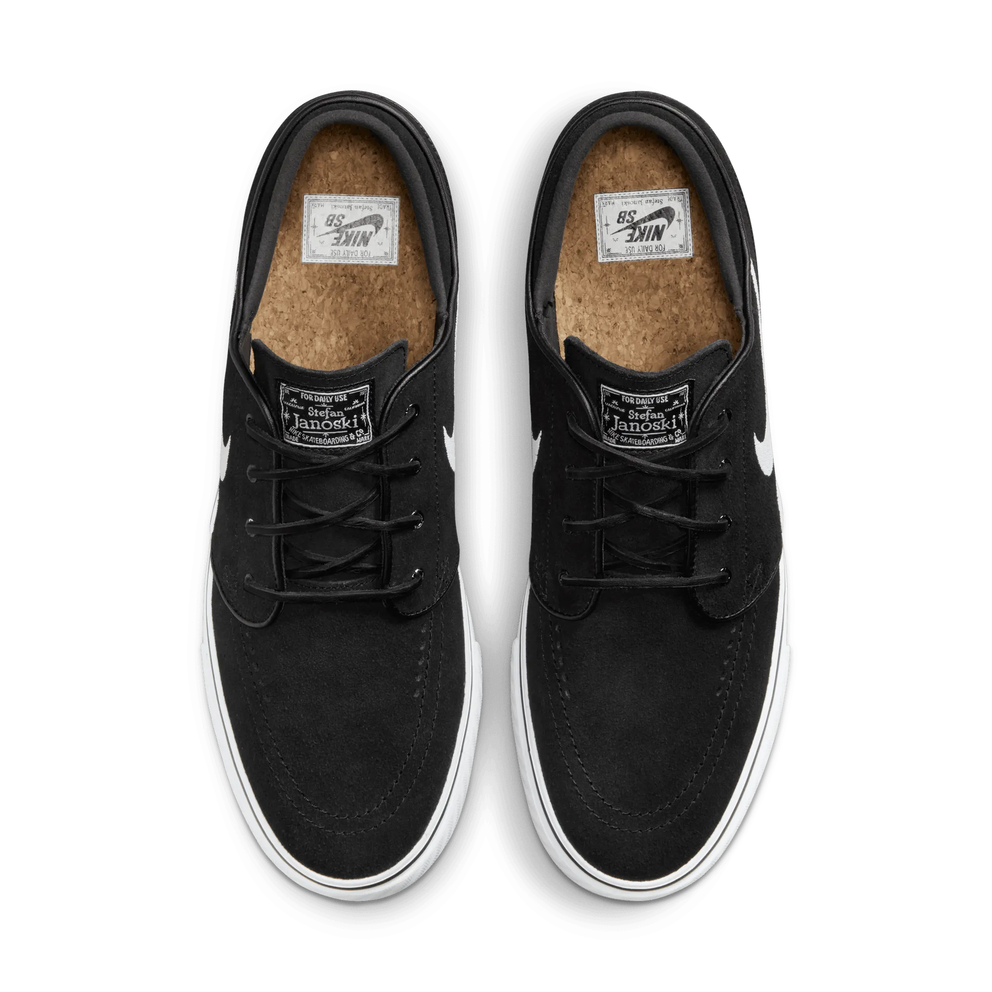 Nike SB Zoom Janoski OG  Skateboard Shoe - Black/White-Black-White
