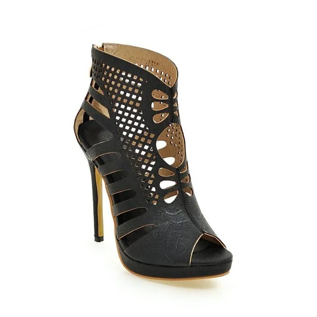Open Toe Ankle High Heel