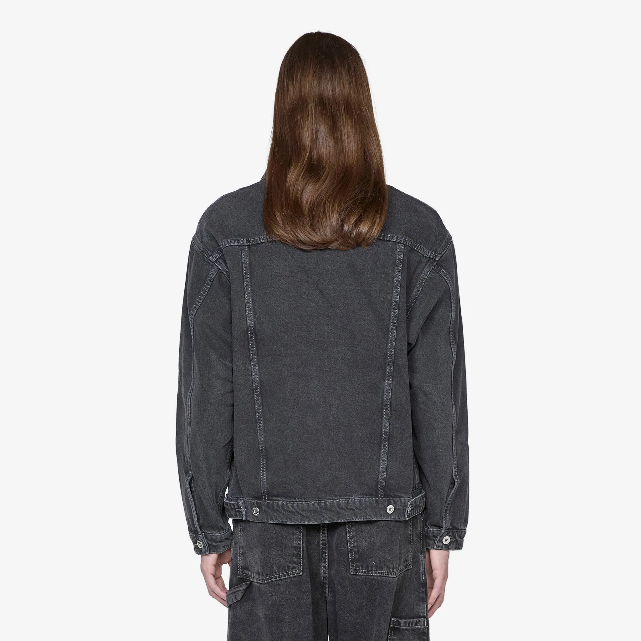 Patrik Denim Jacket Silver Black