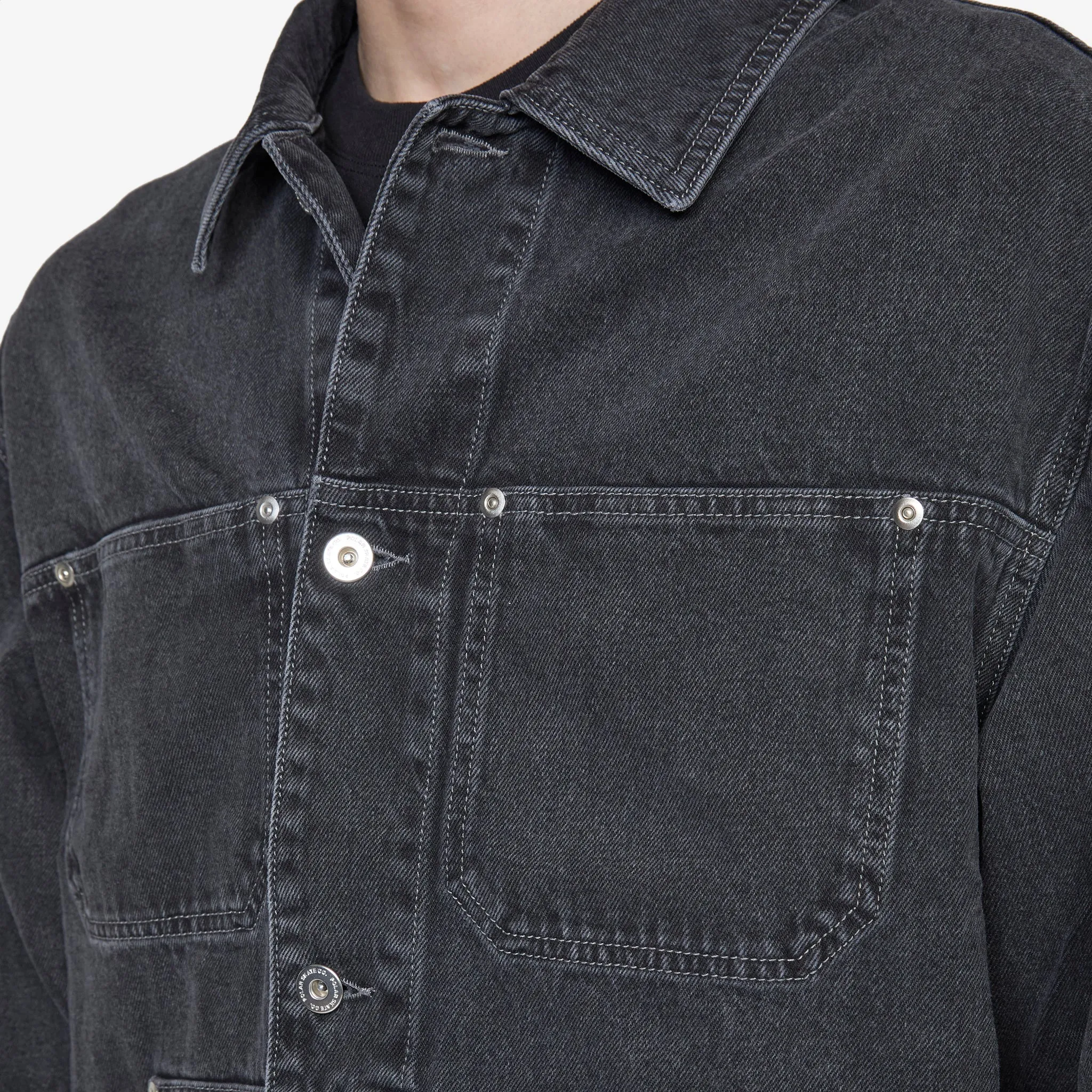 Patrik Denim Jacket Silver Black