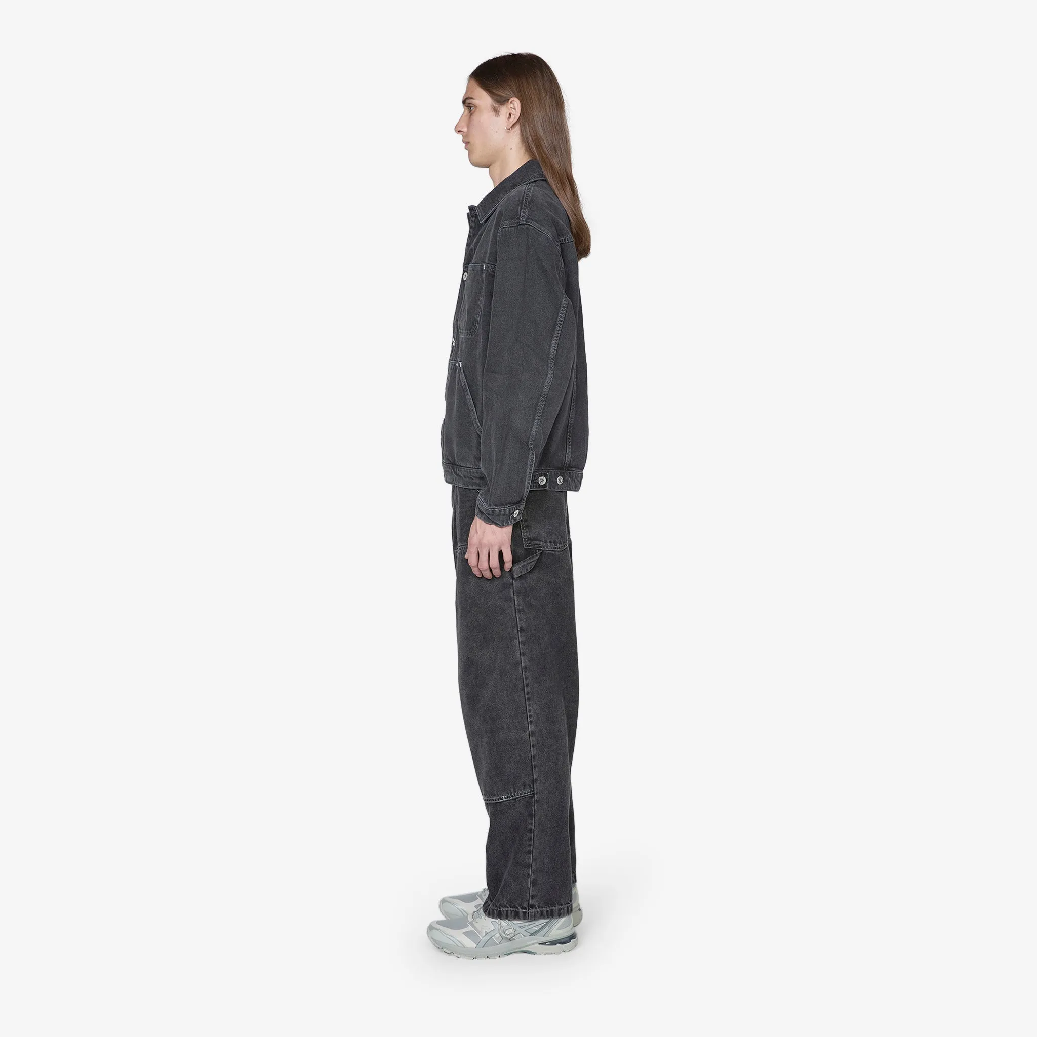 Patrik Denim Jacket Silver Black