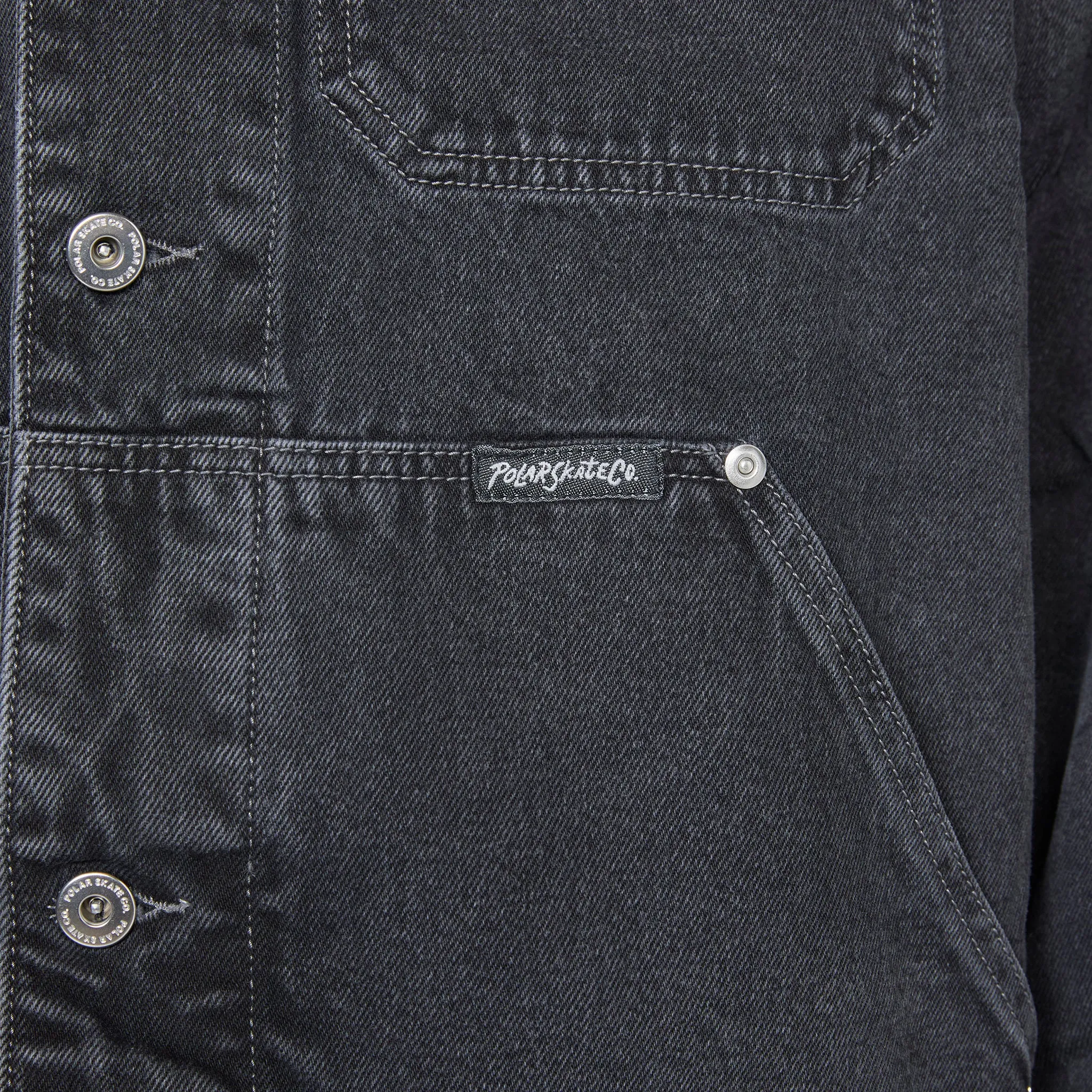 Patrik Denim Jacket Silver Black