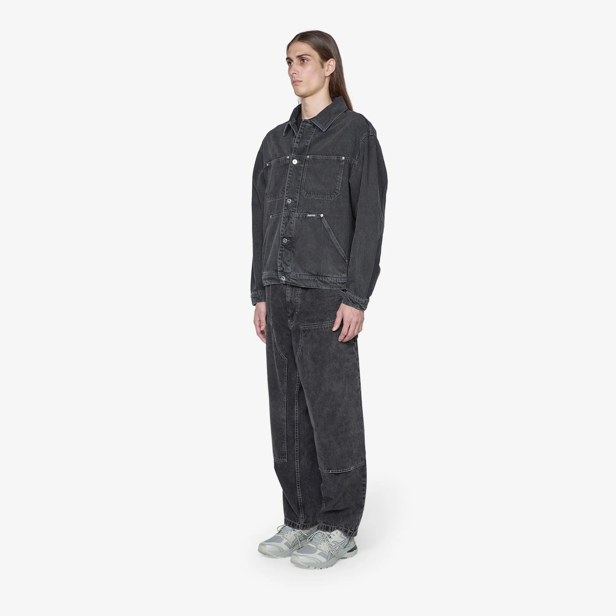 Patrik Denim Jacket Silver Black