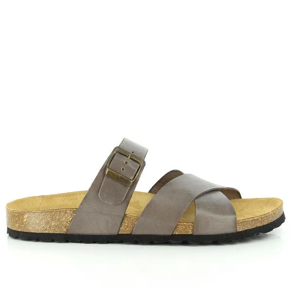 Plakton 100021 Grey Multi Strap Sandals