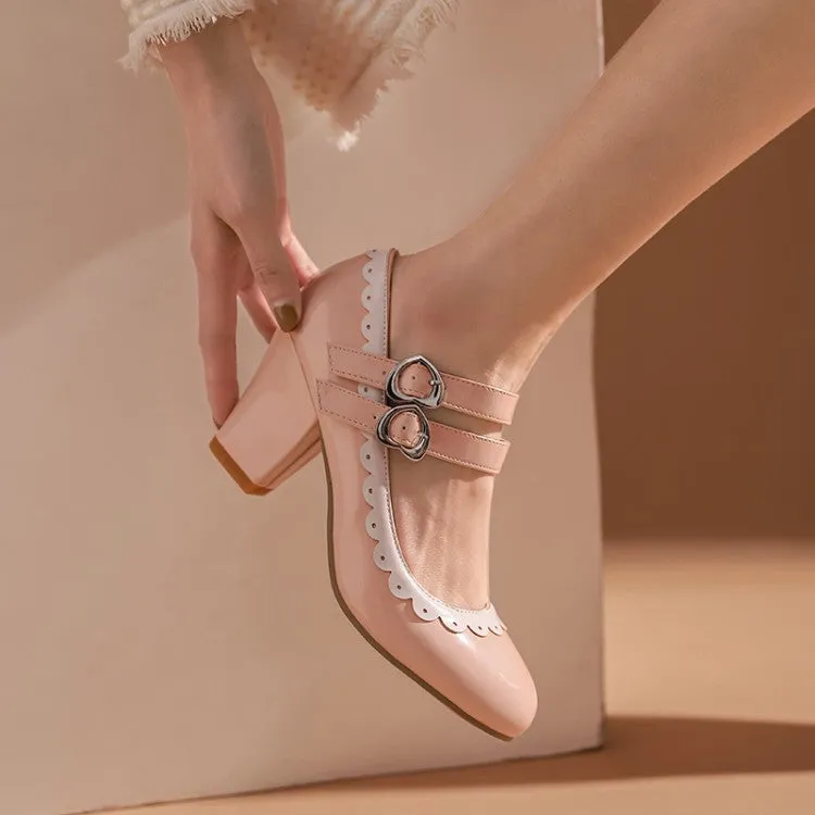 Simple and Fashionable High Heels, Lace Light Mouth Solid Color High Heels