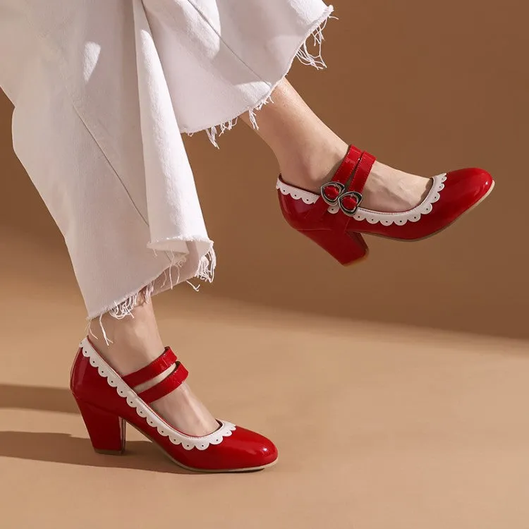 Simple and Fashionable High Heels, Lace Light Mouth Solid Color High Heels