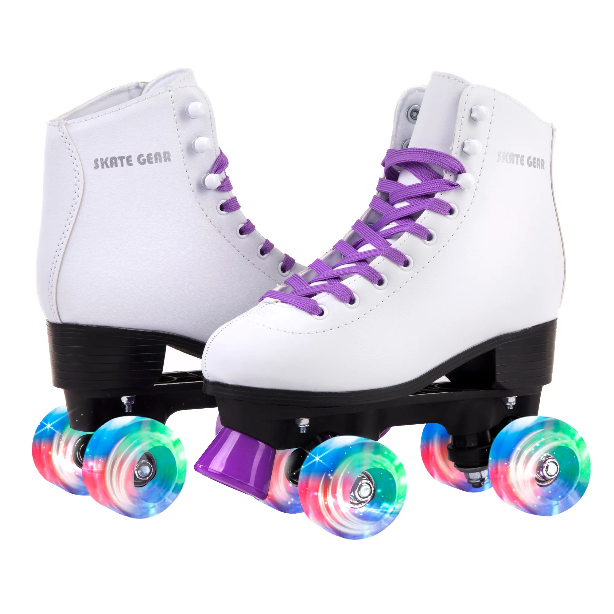 Skate Gear Roller Skates with Ankle Support (LED wheels)