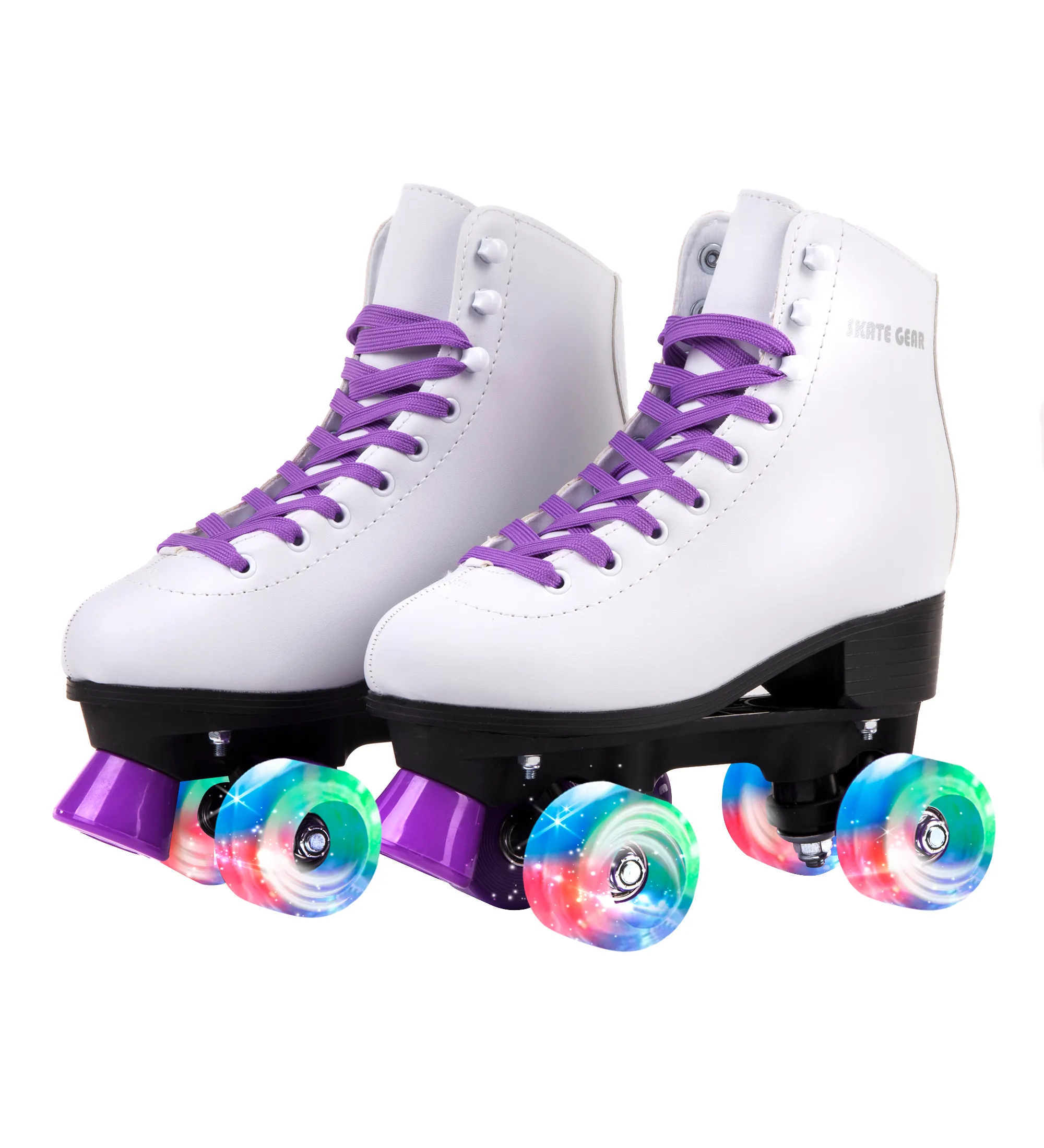 Skate Gear Roller Skates with Ankle Support (LED wheels)