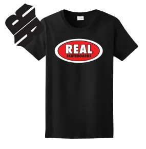 Skate Men's Shirt - Real Skate Board (Black)