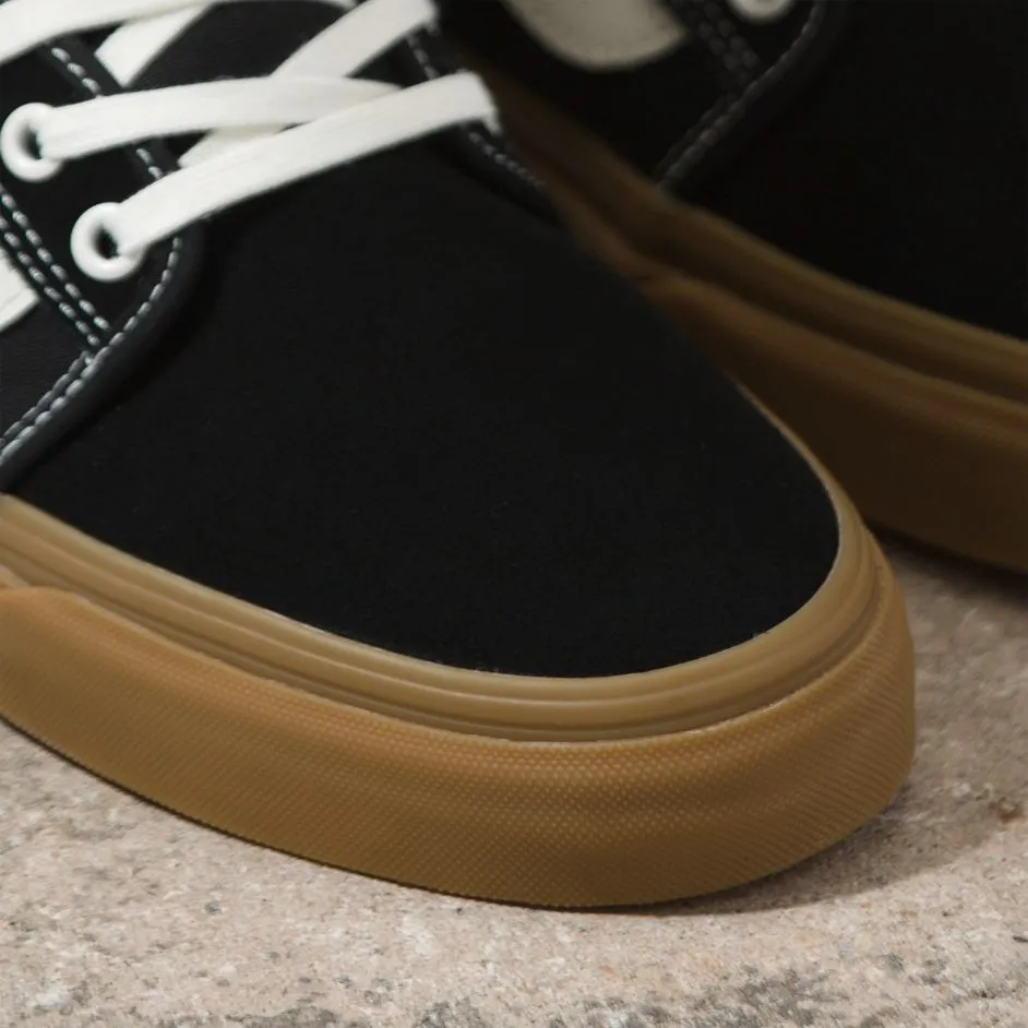 Vans Chukka Low Sidestripe Skateboard Shoe - Black/Gum