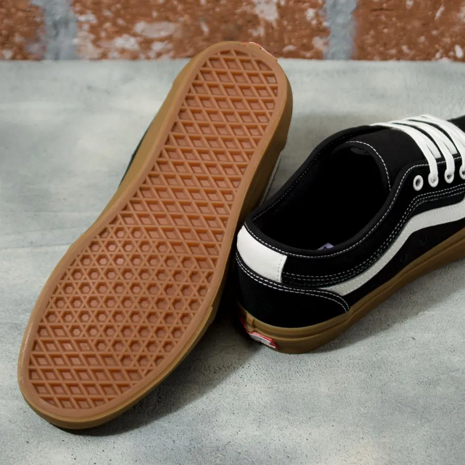Vans Chukka Low Sidestripe Skateboard Shoe - Black/Gum