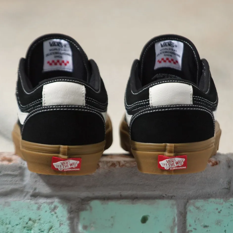 Vans Chukka Low Sidestripe Skateboard Shoe - Black/Gum